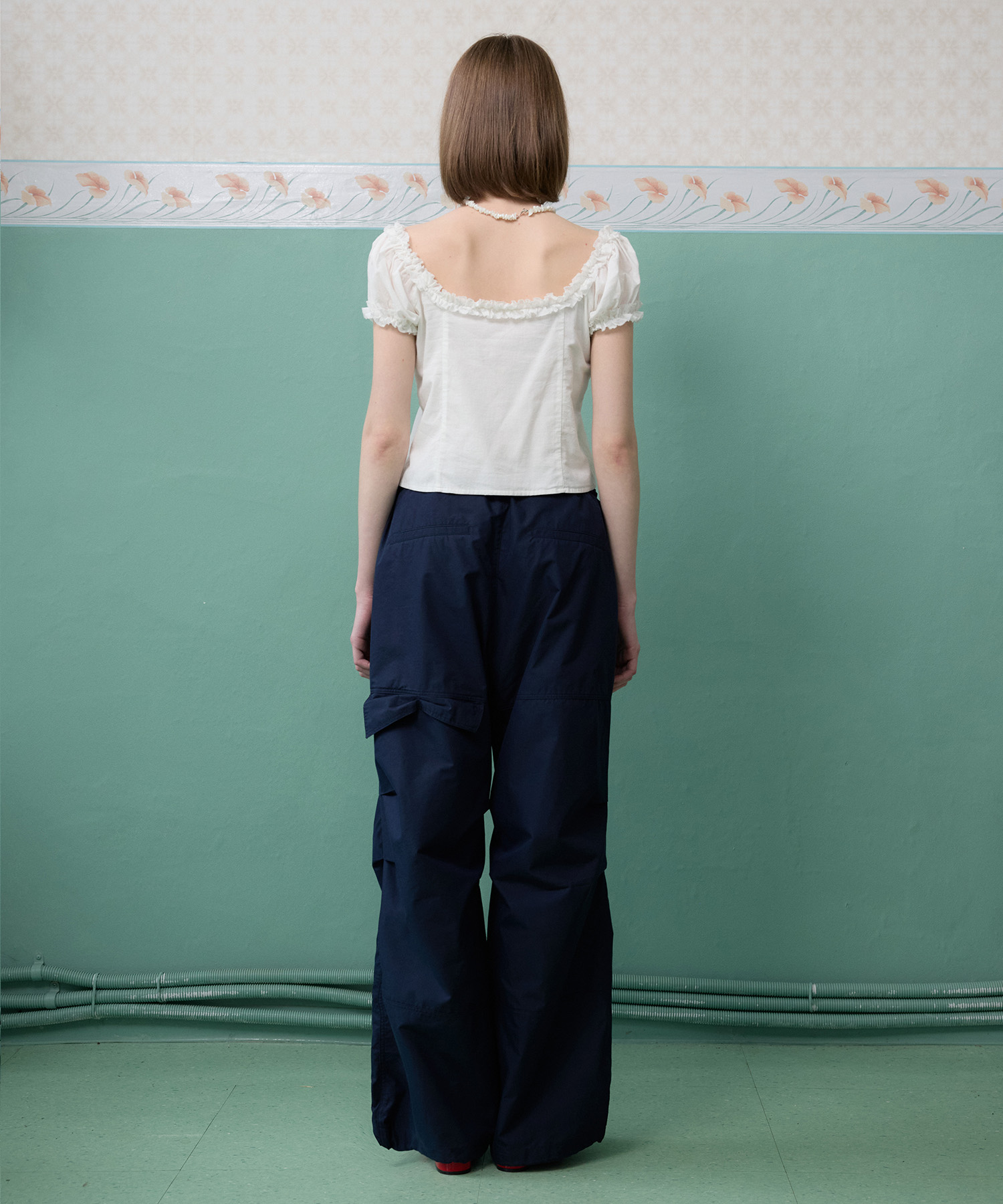 Ollivern Ribbon pocket pants