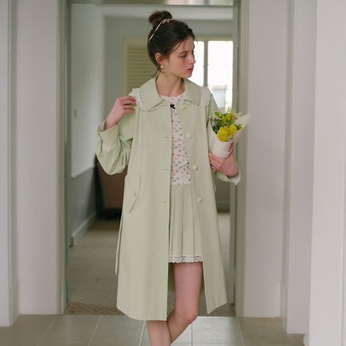 Cest_Pastoral belted trench coat