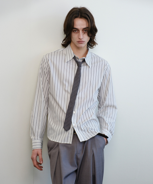 CLASSIC STRIPE SHIRTS (WHITE)