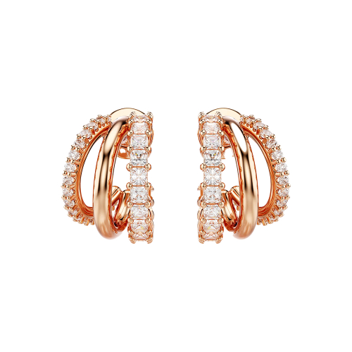 스와로브스키(SWAROVSKI) Hyperbola 로즈골드 미니 후프 귀걸이 5698702 - 후기 | 무신사