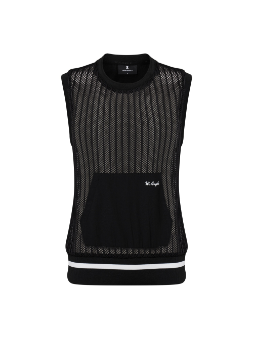 Жилет TO Woven Mix Mesh L_Black