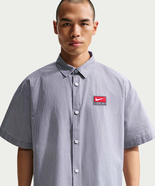 Life рубашка с коротким рукавом M Anthracite/White IF0927-060