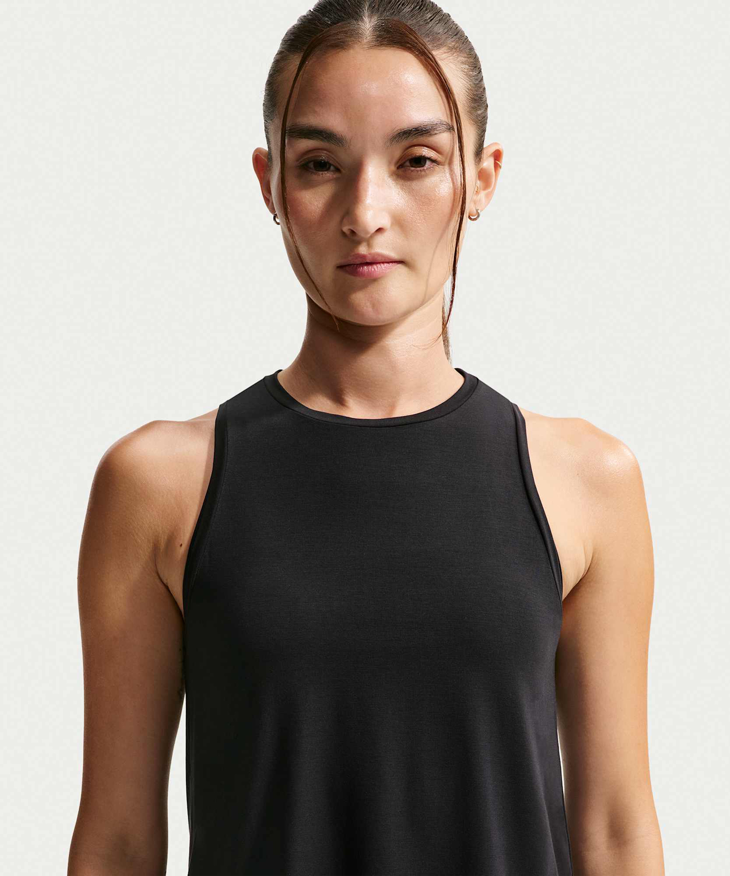 W NK ZENVY DF TANK TOP FTHRWGH - BLACK/(COOL GREY)