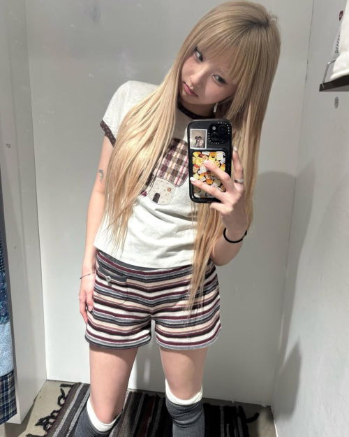 STRIPE MICRO SHORTS [MULTI]