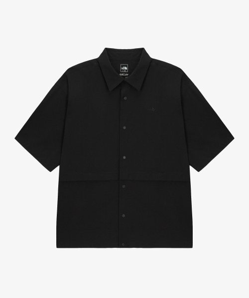 NH8SS22A мужская Ice Cube с коротким рукавом куртка-рубашка BLACK