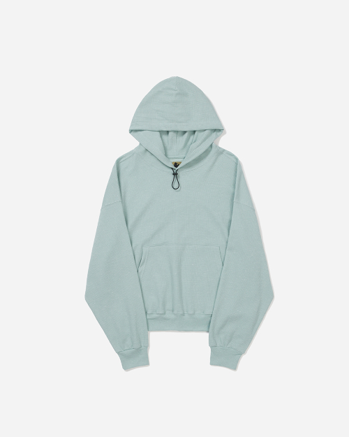 Cord waffle hoodie / Mint