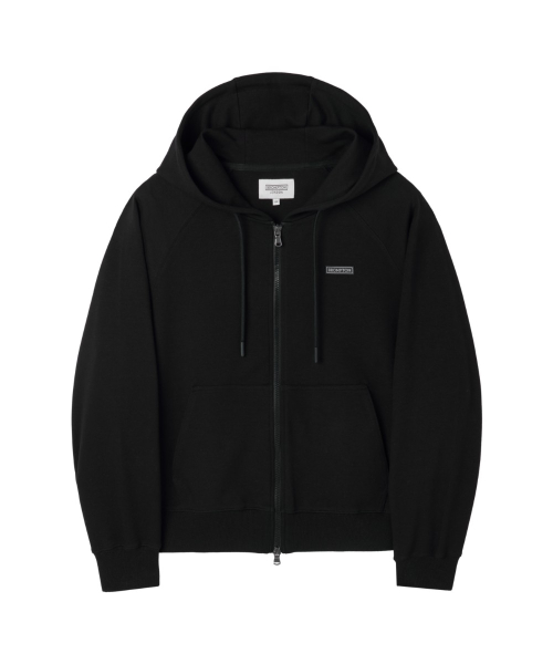 W HOODED ZIP-UP - BLACK (P261WFT160)