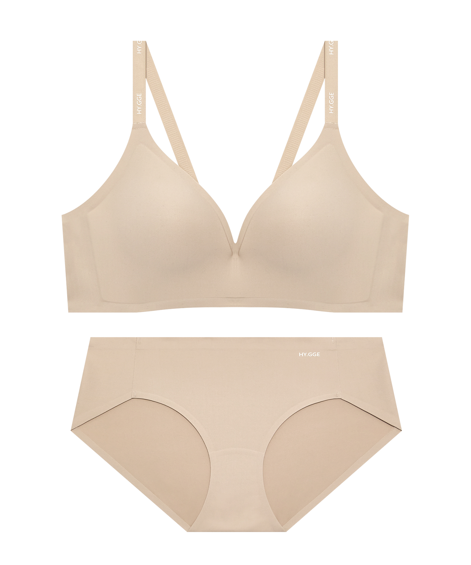 Бесшовный комплект белья Volume Fit_Beige