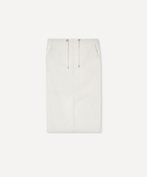 LOW MAXI SKIRT (OFF WHITE)