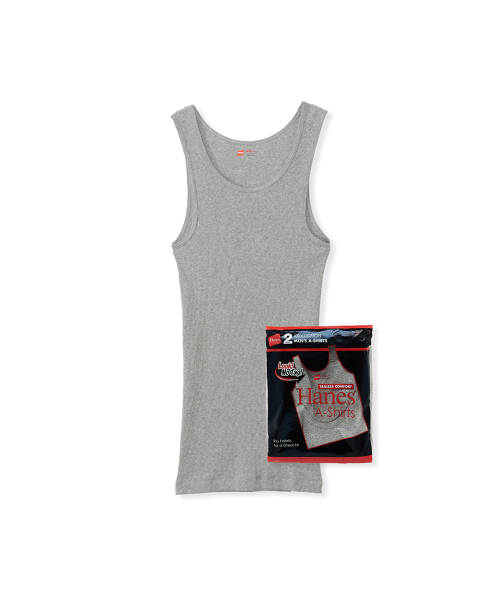 2-Pack A-Shirt майка Heather Grey