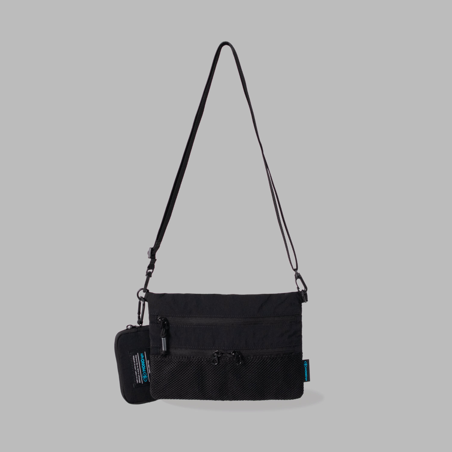 BASIC_Mini Flat Cross Bag_Black