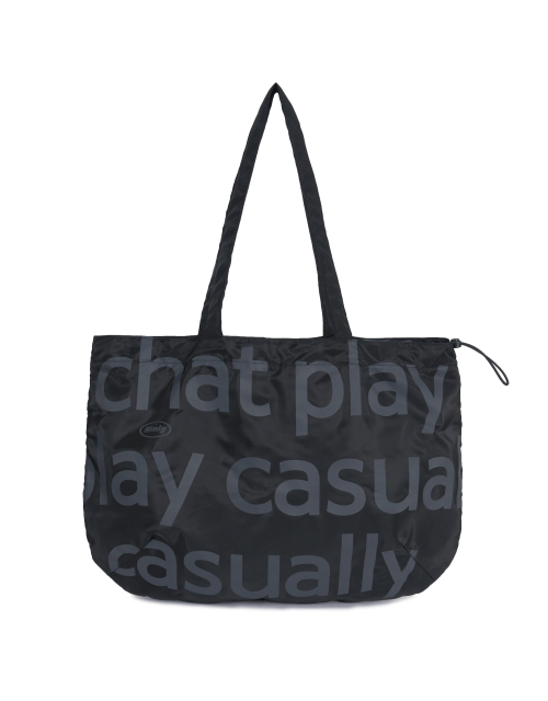 CPC TYPO LAYOUT TOTE BAG (BLACK)