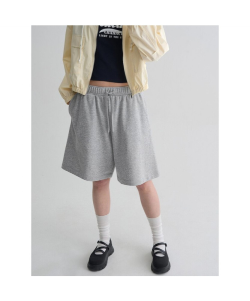 Базовые трикотажные бермуды Grey