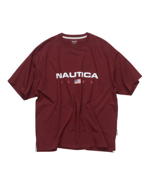 Футболка 83 Flag Logo (Burgundy) NTS4786