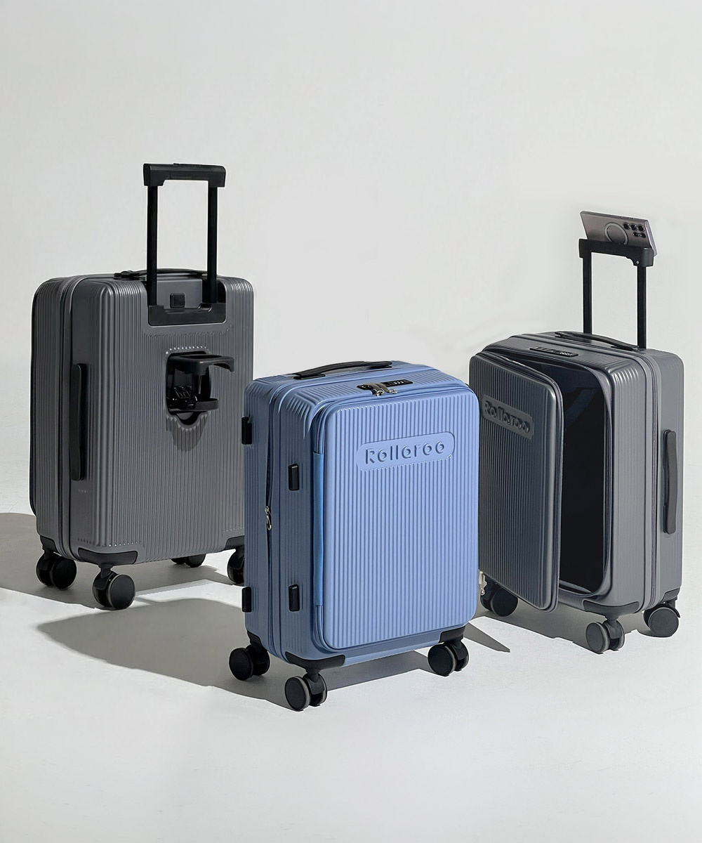 20 & 24 Expandable Luggage Set with Front Opening Pocket