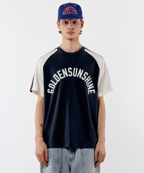 2G RAGLAN TEE_VINTAGE GRAY