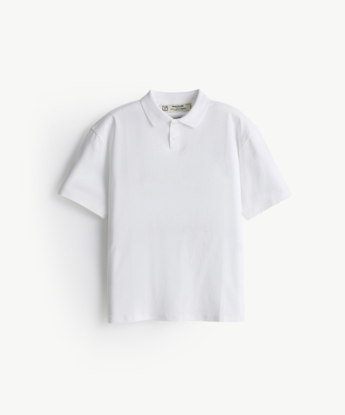 Поло из компактного хлопка Supima_White_0TSXB01HSW
