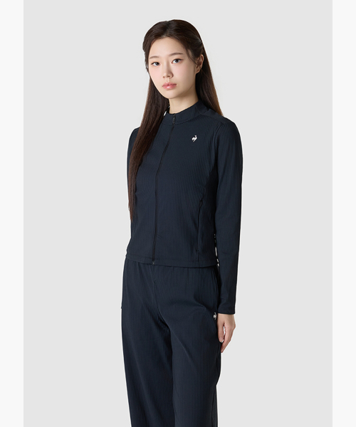 Женская охлаждающая зипка slim fit - Black QR122OFT31