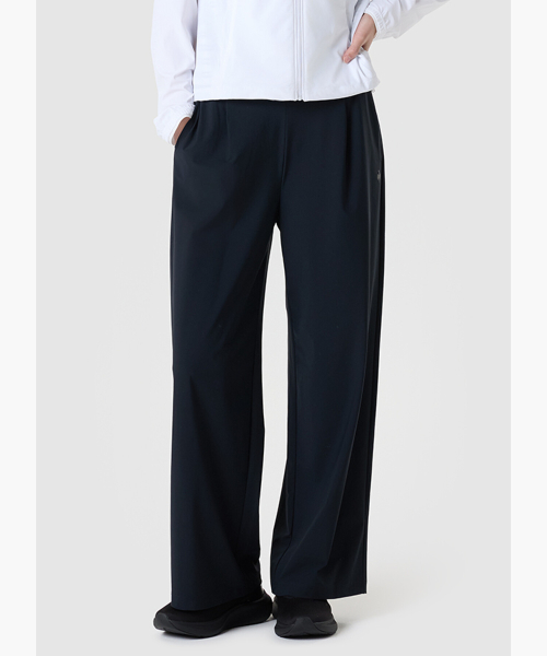 Женские охлаждающие трикотажные брюки wide fit - Black QR222OFP41