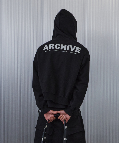 ARCHIVE SIDE SLIT HOOD На Молнии