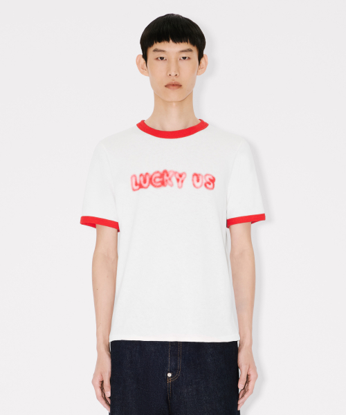 Мужская футболка Kenzo Words Slim 26SS_K265AMT101WHX