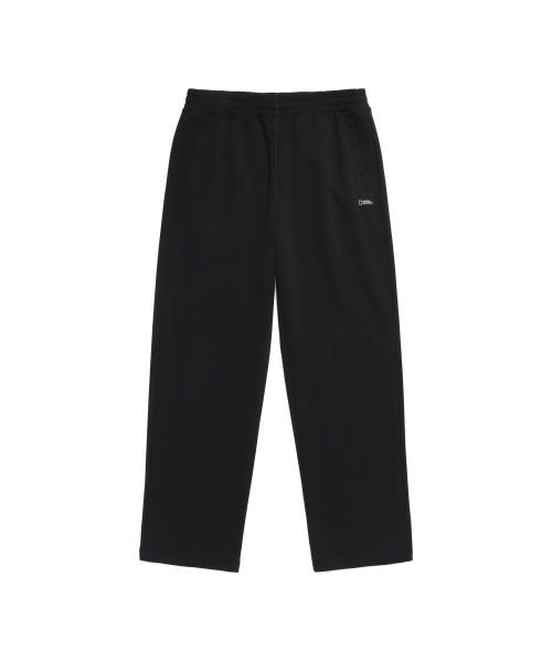 Легкие свободные прямые спортивные брюки N262UPT960 BLACK