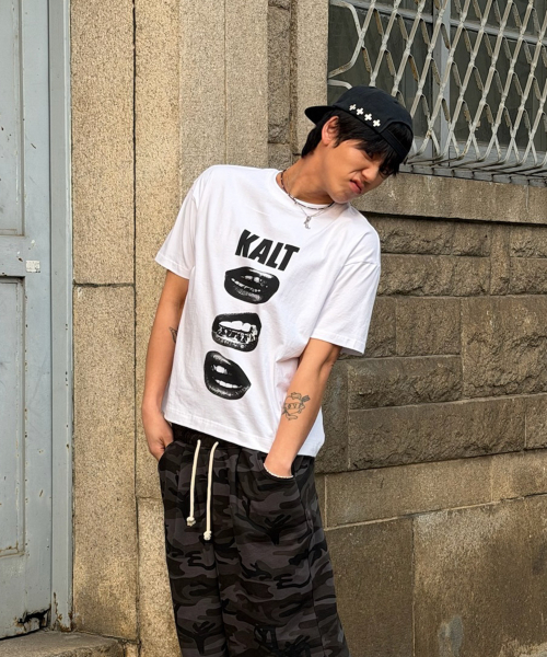 KALT LIPS HALF T-SHIRTS Белый