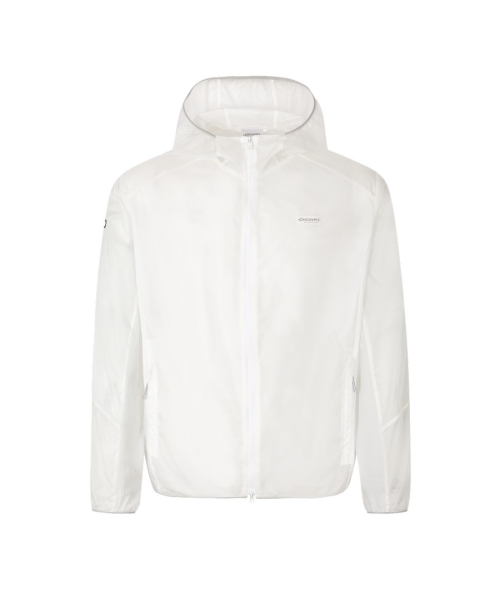 Мужская ультралегкая ветровка с капюшоном (WHITE)