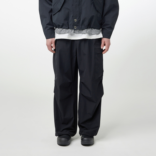 [MEN] Нейлоновые брюки карго - Black HEM0002APZBLK