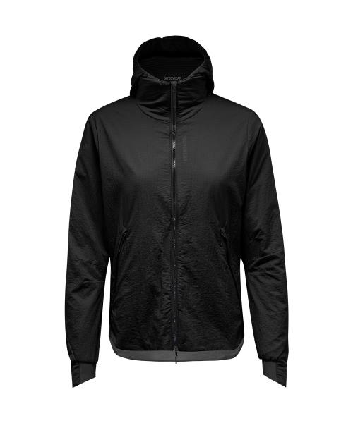 Женская ветрозащитная куртка с капюшоном Concurve Windstopper ePE, Black
