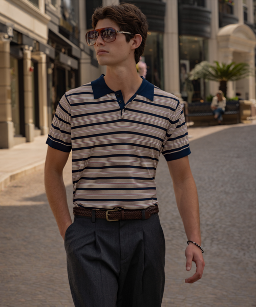 Трикотажное поло Dennis Viscose PK (3 COLOR)