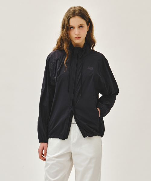 W HIGHNECK PACKABLE нейлон куртка уголь