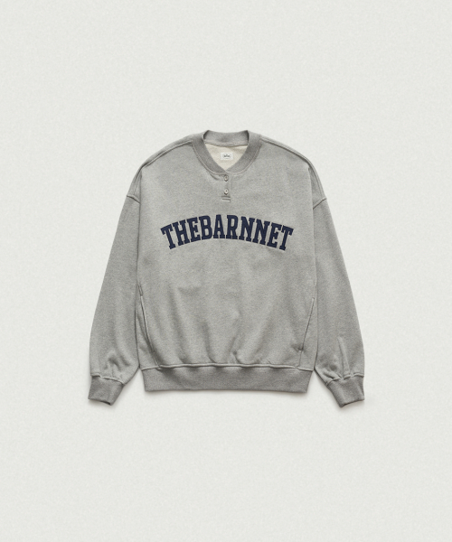 Rovey Henryneck спорт Shirt_Grey