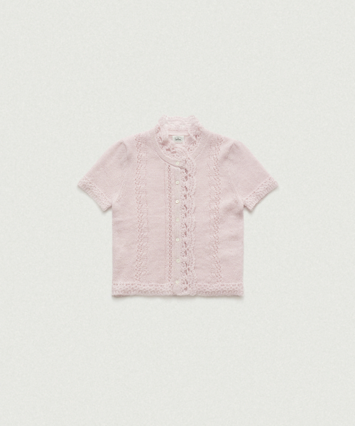 Hale Frill Mohair половина Cardigan_Lavender