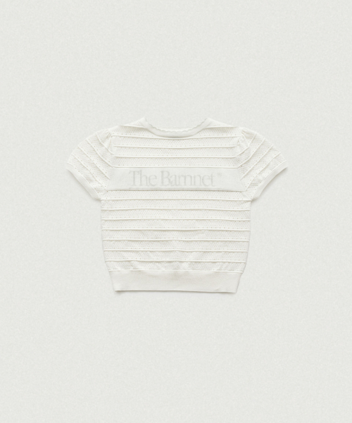 Helen Logo Jacquard трикотаж Top_Ivory