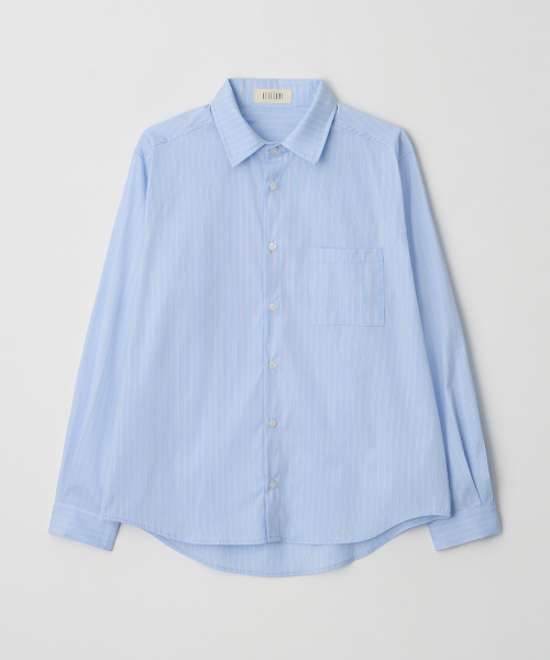 Базовая рубашка в полоску (Blue)