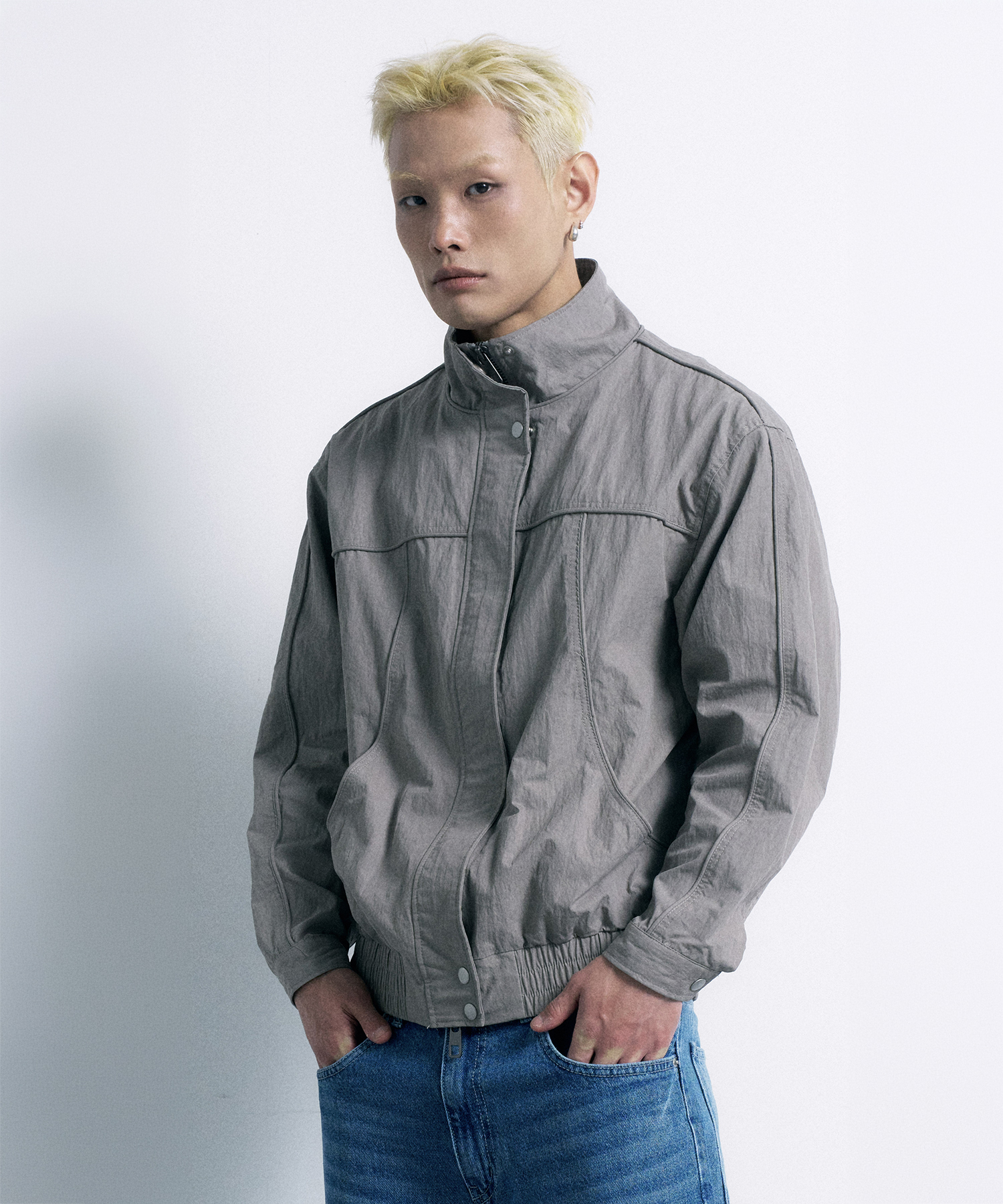 Уютная куртка с кантом, Dark Gray