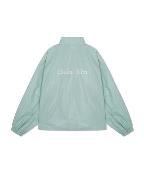 MUSINSA公式 | MATIN KIM MATIN KIM LOGO COATING JUMPER IN NAVY