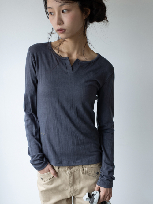 мягкий TOUCH WRINKLE T (CHARCOAL)
