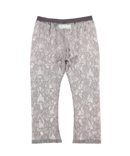 ROSE SHEER LACE LEGGINGS (MAUVE серый)