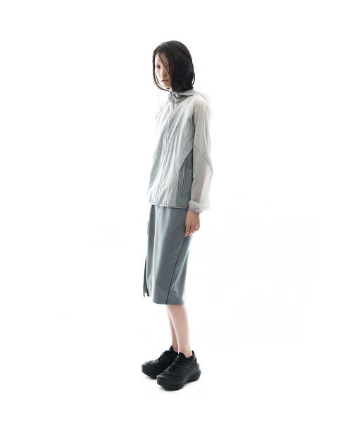 Paneled лёгкий Windbreaker / серый