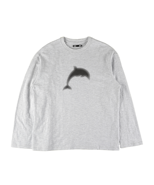 Dolphin LS T-рубашка Melange белый