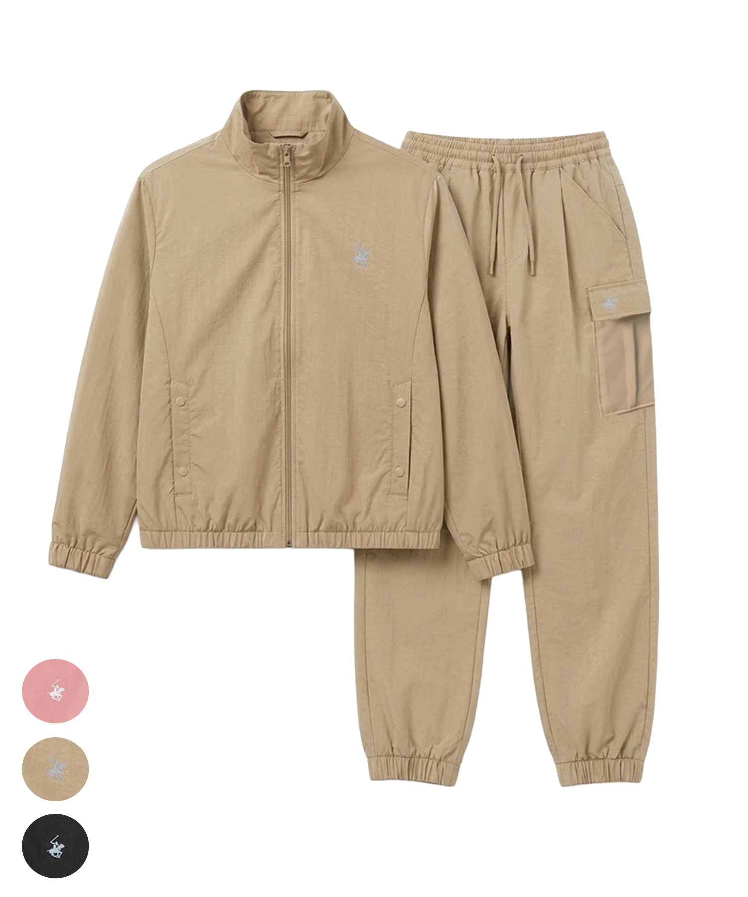 Женский спортивный ветрозащитный костюм 3Color JS022