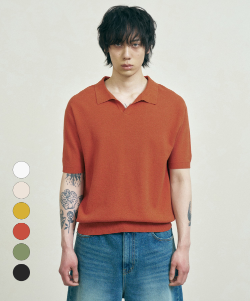Базовый трикотажный поло 6color