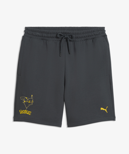 Puma x Pokemon Relaxed шорты 7 дюймов Strong Gray 634918-76