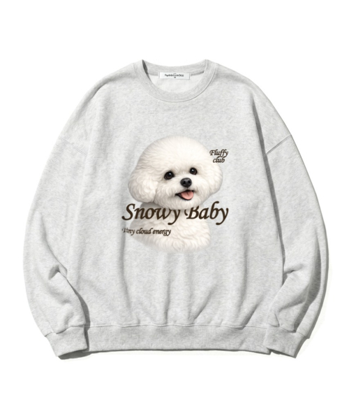 Свитшот с принтом SNOWY BABY [2color]