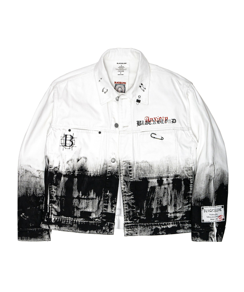 Джинсовка Vivid Anxiety с принтом (White)