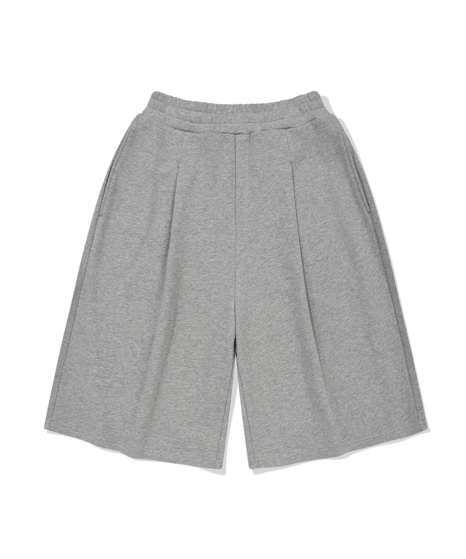 BERMUDA SWEAT SHORTS (MELANGE GRAY)