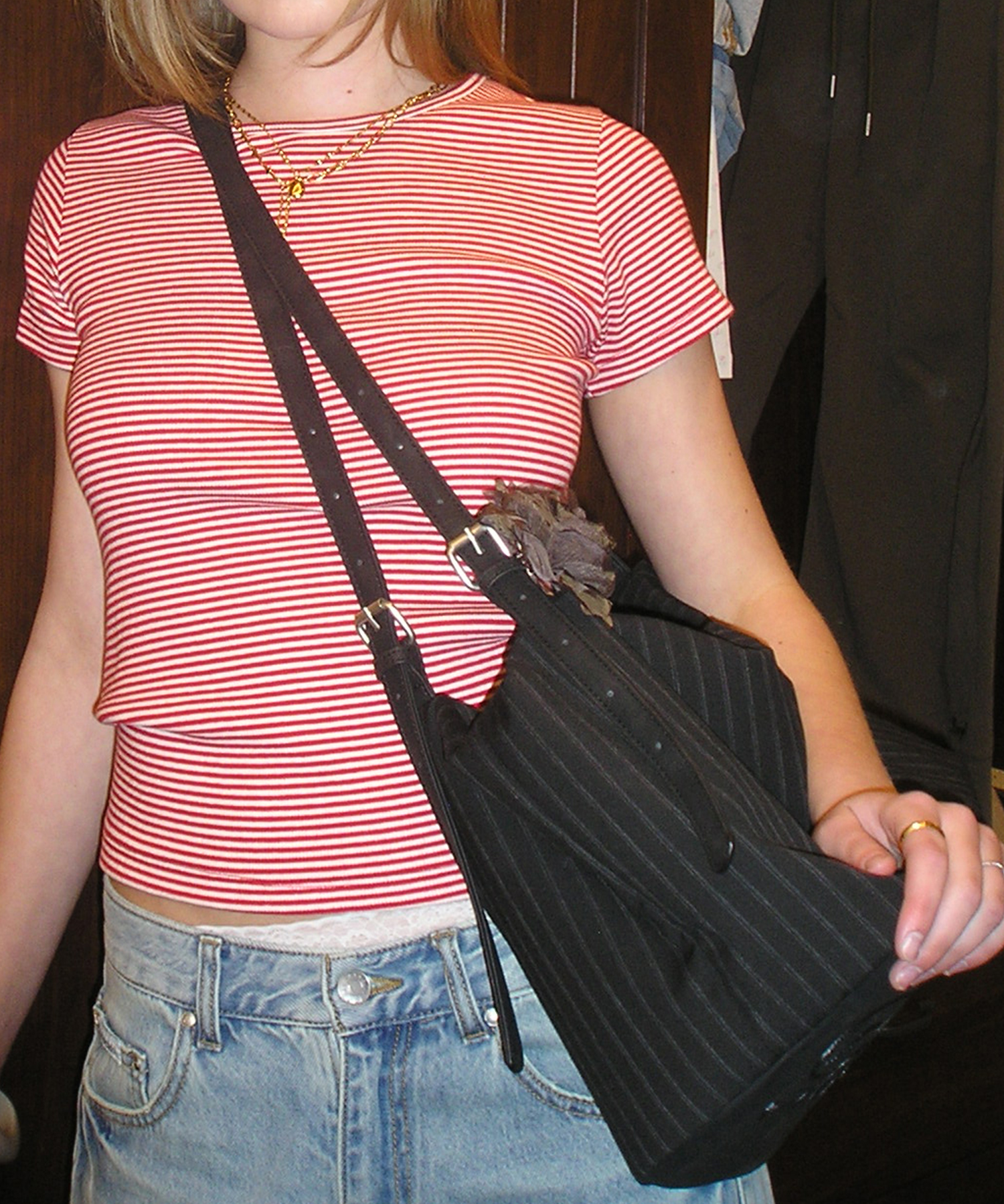 2Way Square Big Bag-Stripe