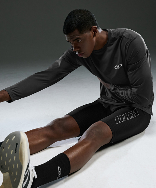 SYMBOL B COOLEVER LONG SLEEVE [CHARCOAL]
